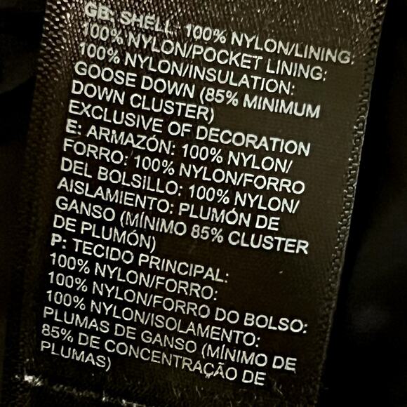 The Northface 700 Goose Down White Vest Sz S - Picture 8 of 12